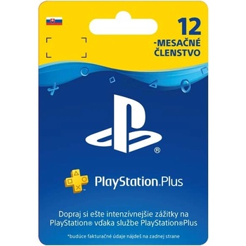 PlayStation Plus členstvo 12 mesiacov SK