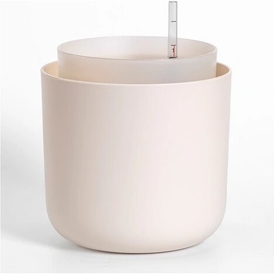 Plastia Samozavlažovací květináč Tolita béžová pr. 19 cm