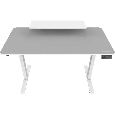 COUGAR COUGAR E-STAR 120 Electrical Gaming Desk, White (CGR-E-STAR120-WHW)