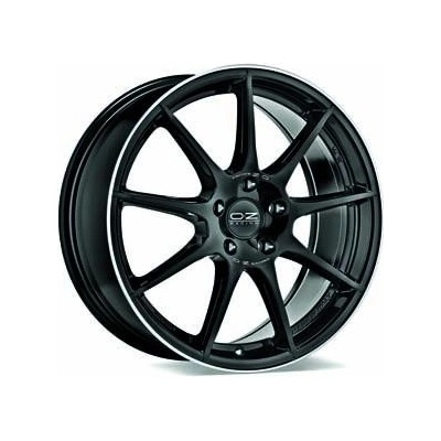 OZ veloce gt 7,5x17 5x112 ET50 gloss black diamond lip