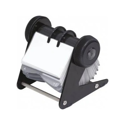 DONAU SWIVEL CARD HOLDER DONAU, FOR 400 BUSINESS CARDS, BLACK 1394001PL-01