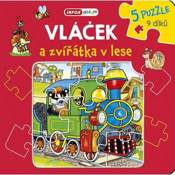 Vláček a zvířátka v lese - Pavlína Šamalíková