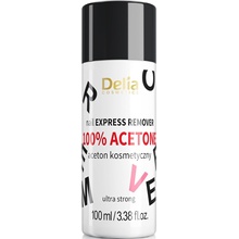 Delia Cosmetics 100% Acetón Ultra Strong acetónový odlakovač na nechty 100 ml