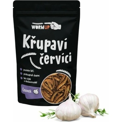 WormUP sušenie červíky Cesnak 20 g
