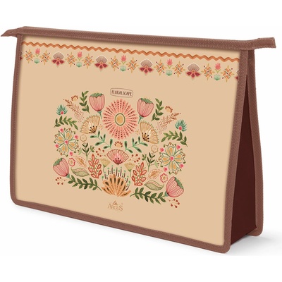 ARGUS Plastová obálka A4+ se zipem Floral scape 16620389