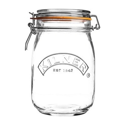 Kilner ROUND JAR poháre s klipom 1000 ml