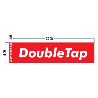 Samolepka "DoubleTap" Actionshop