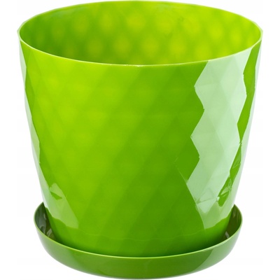 Kadax Plast Květináč zelený 16 x 16 x 15 cm