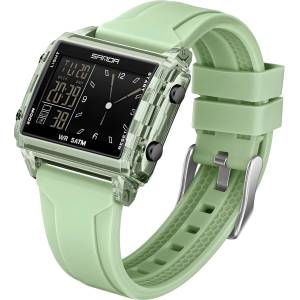SANDA Дигитален часовник sanda fa-41869 - Зелен kp41869 Часовници