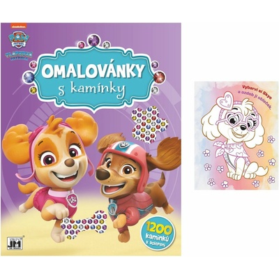 Jiri Models Omalovánky s kamínky Tlapková Patrola (Paw Patrol)