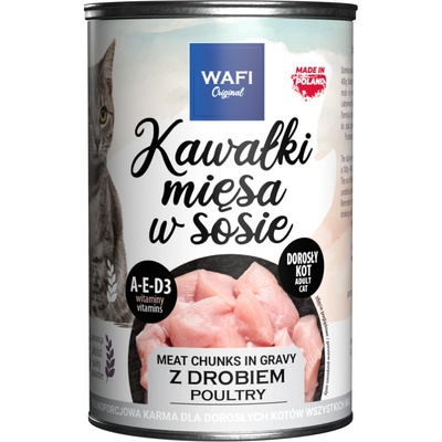 WAFI mäsová pre mačky s hydinou 415 g