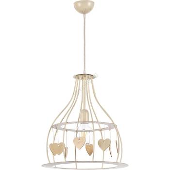 Onli - Пендел LEONILDE 1xE27/15W/230V бежов (OL0509)