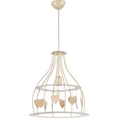 Onli - Пендел LEONILDE 1xE27/15W/230V бежов (OL0509)