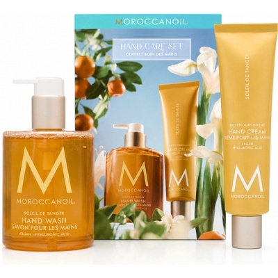 Moroccanoil Hand Care Set - Tekuté mýdlo 360 ml + krém na ruce 100 ml Dárková sada