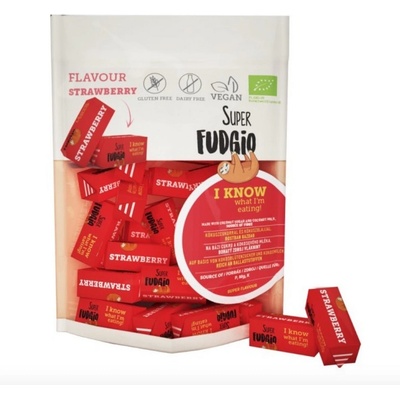 Karamelky bezmliečne jahoda Super Fudgio 150 g