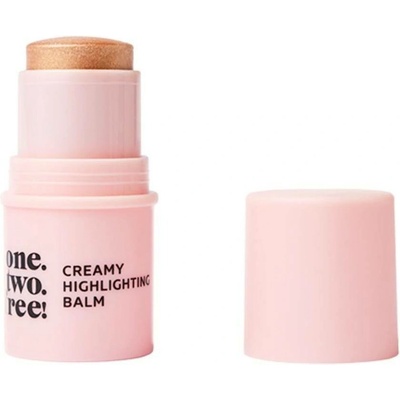 one,two,free! Creamy Highlighting Balm rozjasňovač Světle hnědá 4 g
