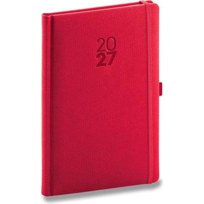 Notique Diamante A5 týdenní 2027 červený