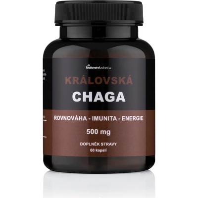 Kráľovská Chaga pre podporu vitality, 60 kapsúl