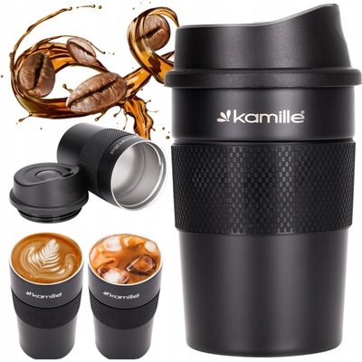 Kamille Termohrnček 360 ml čierný