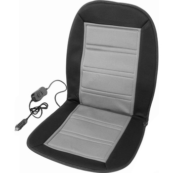 COMPASS Отопляем калъф за седалка с термостат 12v черен/сив (cp0196)