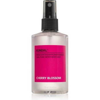 KUNDAL Pure Moist Body Mist Cherry Blossom хидратиращ спрей за тяло с успокояващ ефект 128ml