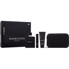 Mauboussin Pour Lui In Black : EDP 100 ml + sprchový gel 75 ml + EDP 20 ml + taštička přes rameno pro muže