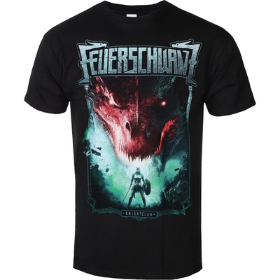 NNM мъжка тениска Feuerschwanz - Knightclub Album Cover - Черна - 51447400