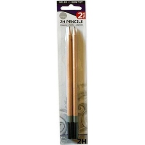 Daler-Rowney Pencils Комплект художествени моливи 4H 2 бр (644200215)