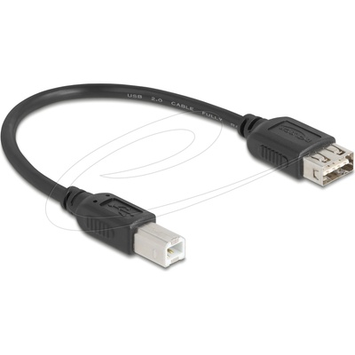 Delock USB 2.0 кабел USB Type-B мъжки - EASY USB Type-A женски 0, 2 м