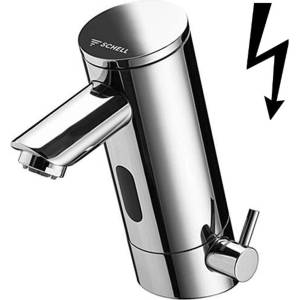 SCHELL Puris E - Смесител за мивки ND - M, захранван от батерия, хромиран 012020699 (012020699)