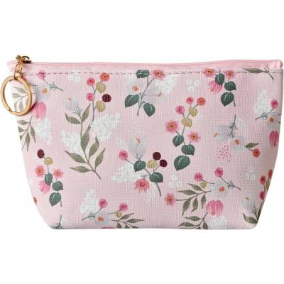 Clayre & Eef toaletní taštička s květy Flowers růžová