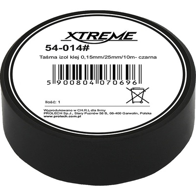 Xtreme Izolačná páska 25 mm x 0,15 mm x 10 m 54-014 čierna