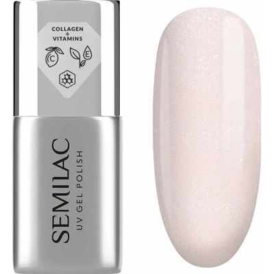 Semilac Collagen Base Milky Shine – podkladová báze s kolagenem, 7 ml