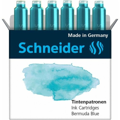 Schneider Inkoustové bombičky 6 ks oceánová modrá