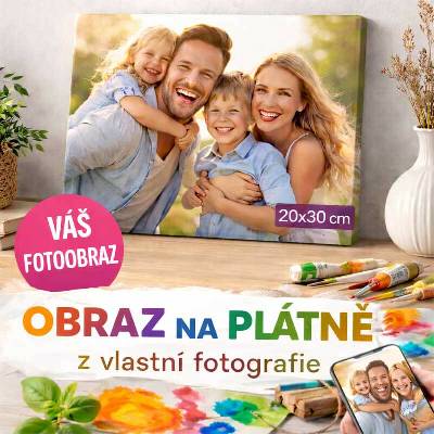Fotoobraz 20 × 30 cm – obraz na plátně z vlastní fotografie