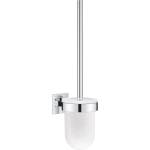 GROHE QuickFix Start Cube - Четка за тоалетна за стенен монтаж с държач, стъкло/хром 40977000 (40977000)