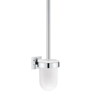 GROHE QuickFix Start Cube - Четка за тоалетна за стенен монтаж с държач, стъкло/хром 40977000 (40977000)
