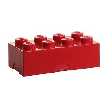 LEGO® Box na svačinu 100 x 200 x 75 mm červený 5706773402304