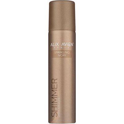 Alix Avien Paris Alix Avien Блестящ спрей за тяло, Sparkling Ivory, 75 ml