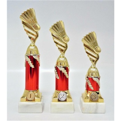 VIZINGR Badminton trofeje 17-P434.01 17-P434.01/24 cm