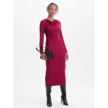 orsay Дамска миди рокля бордо ORSAY Orsay | Cherven | ЖЕНИ | XS