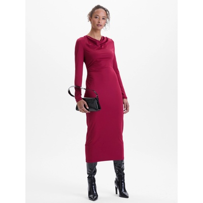 orsay Дамска миди рокля бордо ORSAY Orsay | Cherven | ЖЕНИ | XS