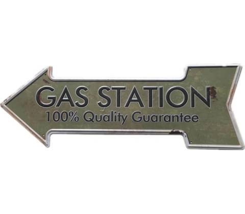 Ceduľa Gas Station