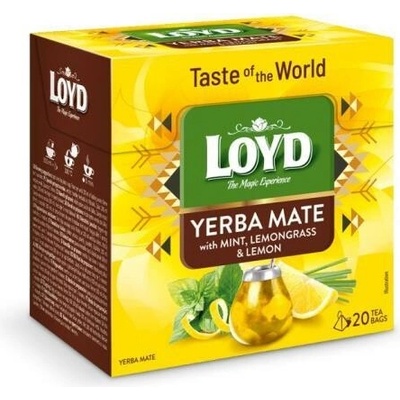 Loyd Tea world yerba mate s mätou citrónovou trávou a citrónom 34 g