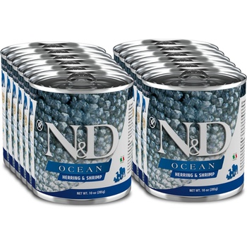 N&D Dog Ocean Herring & Shrimps 12 x 285 g