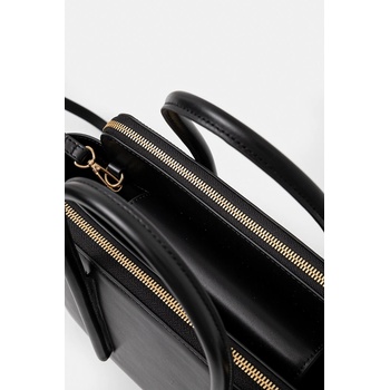 Calvin Klein Кожена чанта Calvin Klein в черно LV04F3034G (LV04F3034G)