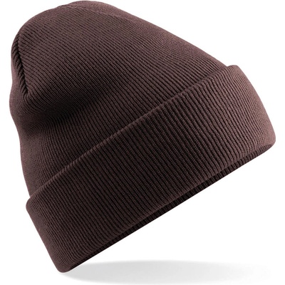 Beechfield zimní čepice Original Cuffed Beanie čokoládová