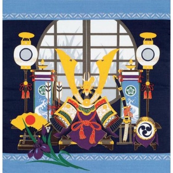 Japonský šátek Furoshiki Kabuto