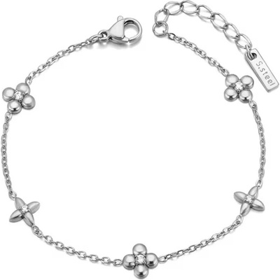 Victoria Filippi Stainless Steel Náramek se zirkony Clara chirurgická ocel NR2327-B25064/54