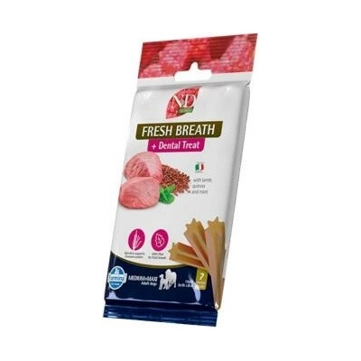 Farmina N&D QUINOA Dog Dental Fresh Breath Lamb & Mint Medium & Maxi 100 g
